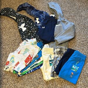 Lot of boys athletic clothes